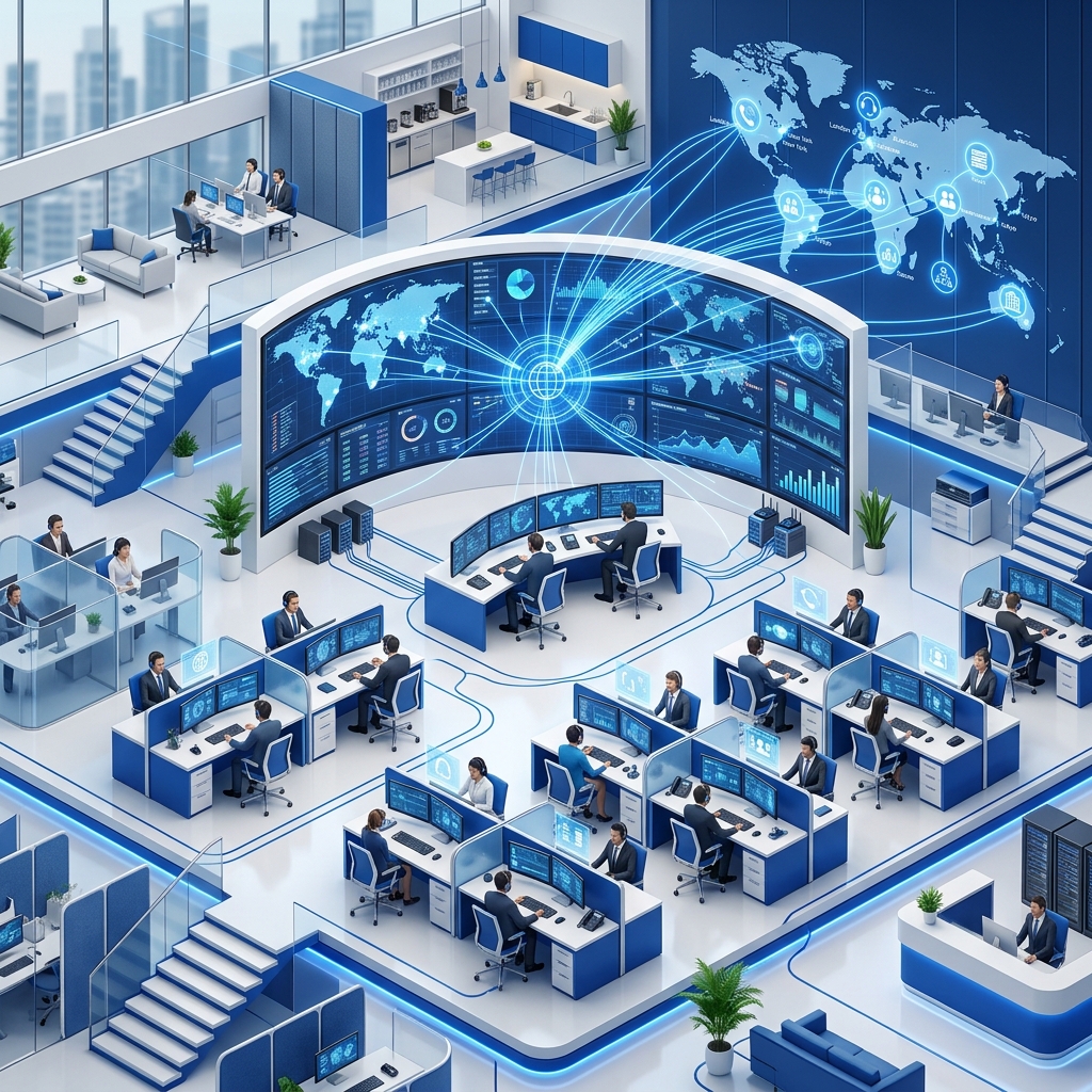 Global Network Illustration